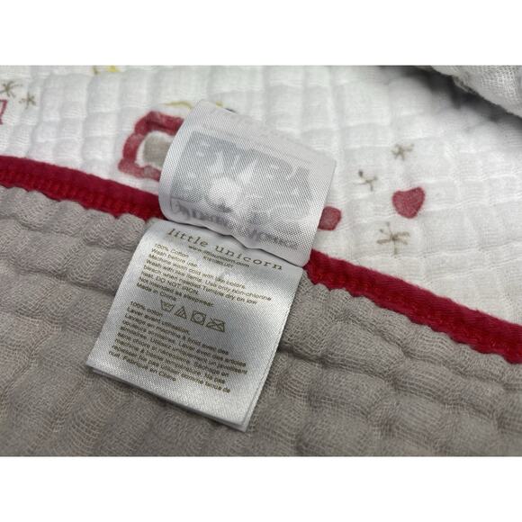 Little Unicorn The Boss Baby Cotton Muslin Baby Blanket Quilt Toy Box 40x40 - Picture 7 of 11